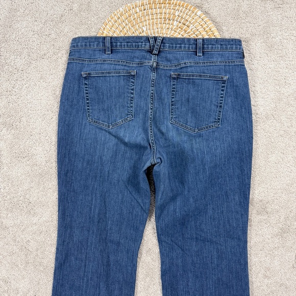 Duluth Trading Co Women's DuluthFlex Daily Denim Bootcut Jeans Mid Rise 16X33 - Picture 7 of 16